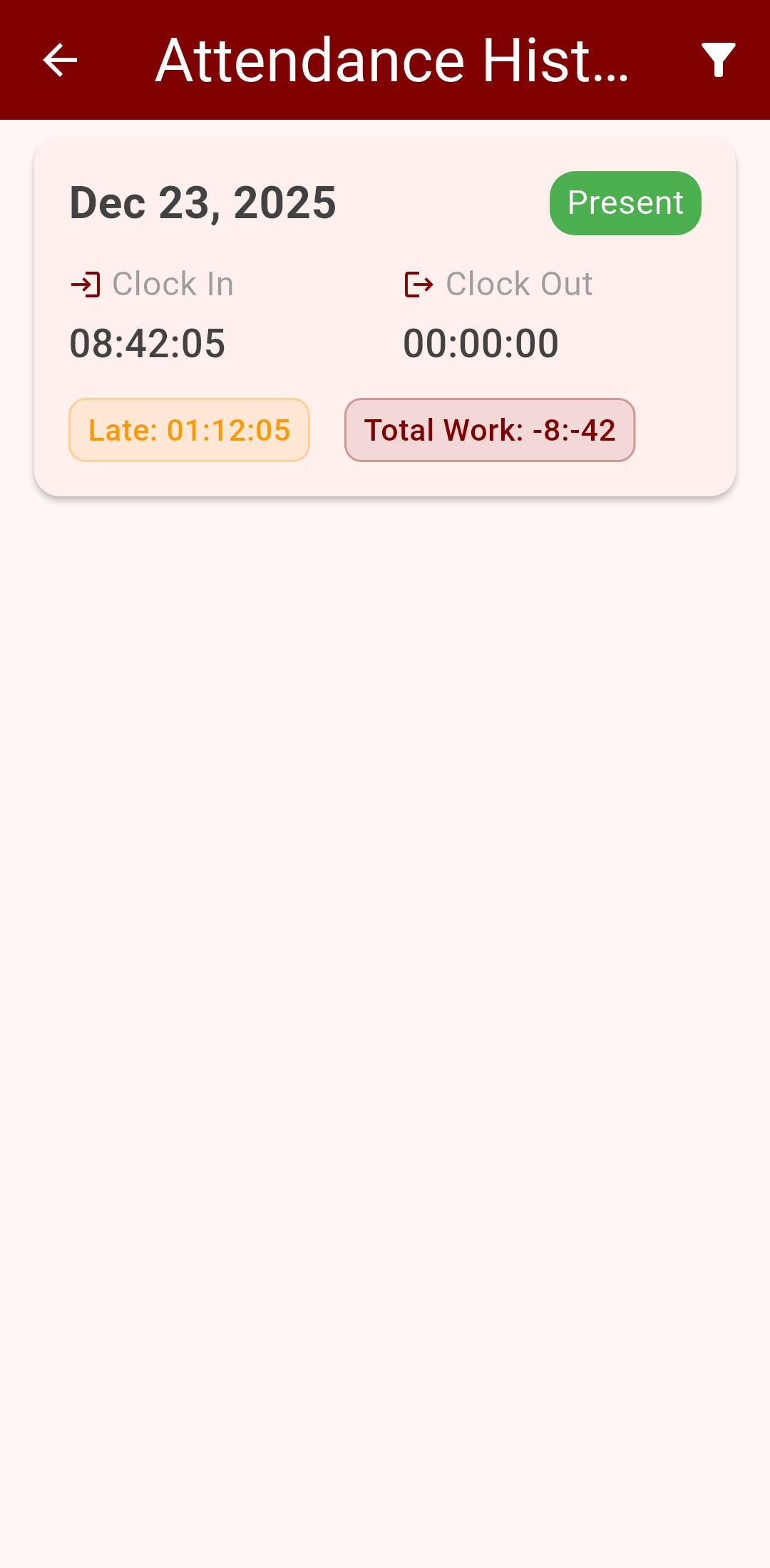 Attendance
